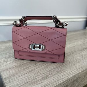 Rebecca Minkoff light pink crossbody purse